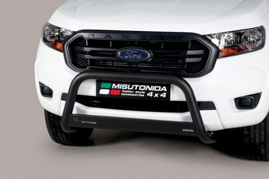 J&J Automotive Gallytörő Védőkeret autókhoz rá szabva Ford Ranger 2019-2023 63mm fekete Nem illik a Raptor modellhez