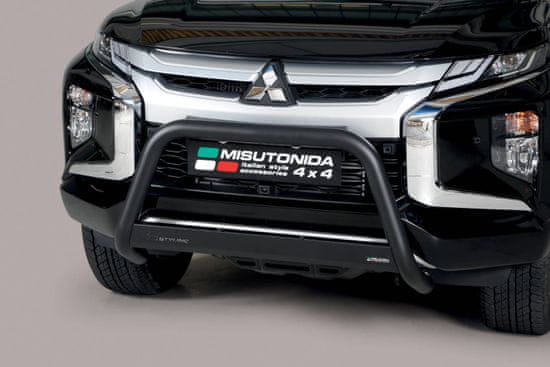 J&J Automotive Gallytörő Védőkeret autókhoz rá szabva Mitsubishi L200 Double Cab 2019-magasabb 63mm fekete