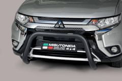 J&J Automotive Gallytörő Védőkeret autókhoz rá szabva Mitsubishi Outlander 2020-magasabb 76mm fekete