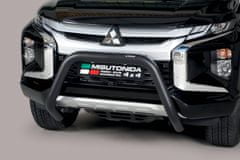 J&J Automotive Gallytörő Védőkeret autókhoz rá szabva Mitsubishi L 200 Double Cab 2019-magasabb 76mm fekete