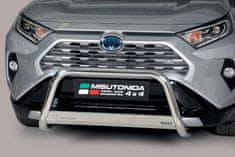 J&J Automotive Gallytörő Védőkeret autókhoz rá szabva Toyota RAV-4 Hybrid 2019-magasabb 63mm Kompatibilis az ACC-vel, kamerával és parkolóérzékelőkkel