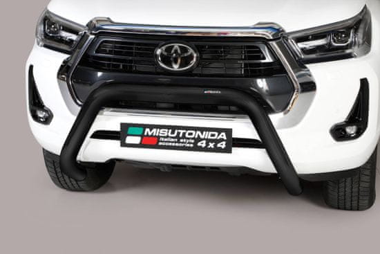 J&J Automotive Gallytörő Védőkeret autókhoz rá szabva Toyota Hilux 2021-magasabb 76mm fekete