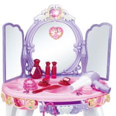 Timeless Tools Játék fésülködő asztal hercegnős, lila-rózsaszín