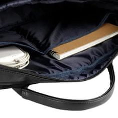 Modecom MONACO laptop táska 15,6" méretig, fém csatokkal, fekete színben