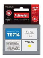ActiveJet tinta Epson T0714 D78/DX6000/DX6050 sárga, 15 ml AEB-714