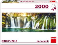 DINO Panoráma puzzle Plitvicei vízesések 2000 darab