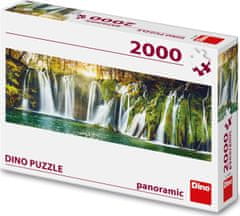 DINO Panoráma puzzle Plitvicei vízesések 2000 darab