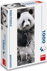 DINO Függőleges puzzle Panda a fűben 1000 db