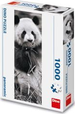 DINO Függőleges puzzle Panda a fűben 1000 db