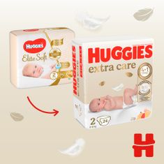 Huggies HUGGIES Extra Care 2 eldobható pelenkák (3-6 kg) 24 db