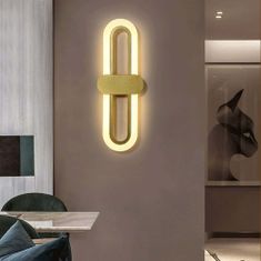 Dollcini Modern LED fali lámpa érzékelővel, nappali, hálószoba, klasszikus