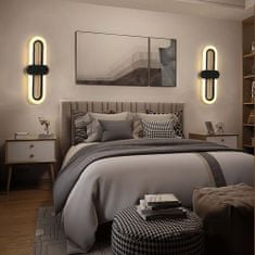 Dollcini Modern LED fali lámpa érzékelővel, nappali, hálószoba, klasszikus