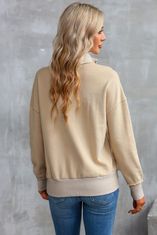 OMG! Női hosszú pulóver Murphy khaki M