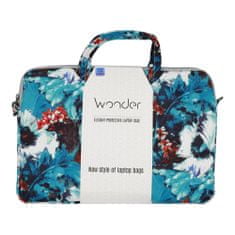 MG Wonder Briefcase laptop táska 13-14'', white poppies