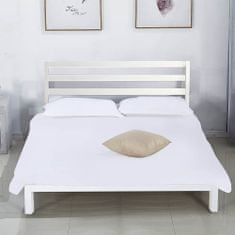 Timeless Tools Bella fém ágykeret ajándék ágyráccsal, több méretben és színben-Fehér 180x200 cm-es-fehér