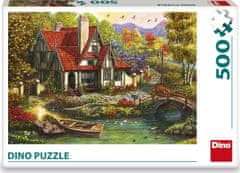 DINO Puzzle Cottage a tónál 500 darab