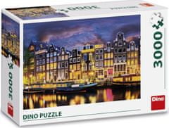 Dino bikes Amszterdami puzzle 3000 darab