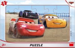 DINO Puzzle Cars racing 15 darab szőnyegen