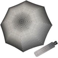 Doppler Női összecsukható esernyő Magic Black&White Traced 7441465BW01