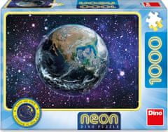DINO Puzzle Planet Earth NEON - 1000 darab
