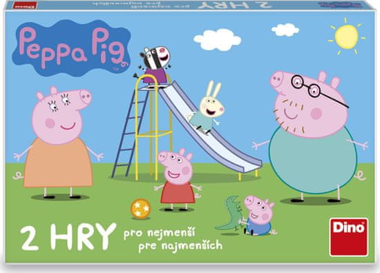 DINO Gyermekjátékok Peppa Pig: Gyere játszani és csúszdázni