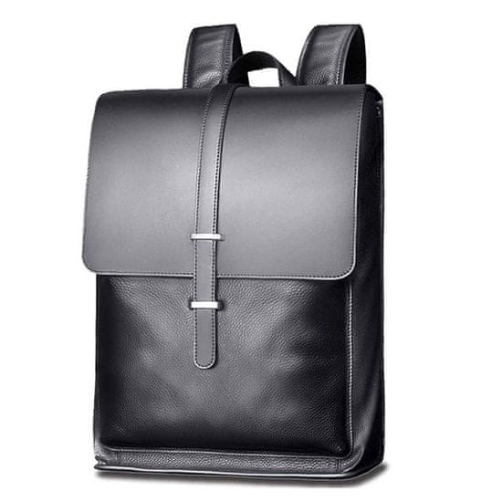 Dollcini Férfi hátizsák, egyszerű férfi hátizsák, bőr hátizsák, üzleti laptop hátizsák