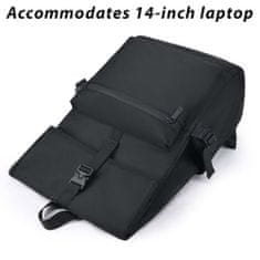 Dollcini férfi üzleti laptop táska, férfi üzleti hátizsák, vízálló, üzleti utazáshoz, családi utazáshoz, kék