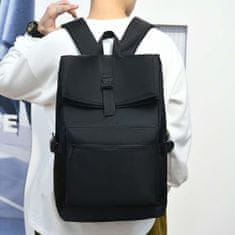 Dollcini férfi üzleti hátizsák, vízálló hátizsák, utazás/munka/divat, fekete