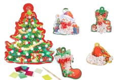CoolCeny Kreatív készlet karácsonyi díszek készítéséhez - Christmas Toys