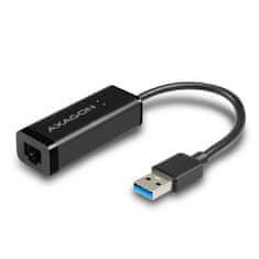 AXAGON ADE-SR, USB-A 3.2 Gen 1 - Gigabit Ethernet hálózati kártya, automatikus telepítés, fekete színű