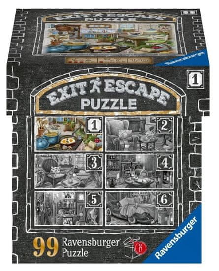 Ravensburger Puzzle Exit - Konyha 99 darab