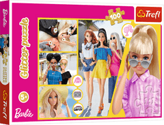 Trefl Glitter Puzzle Barbie 100 darab