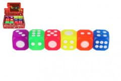 Teddies Játszó kocka világító szilikon 4x4cm - színkeverék