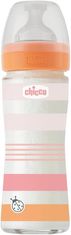 Chicco Cumisüveg üveg Well-being szilikon 240 ml kislány