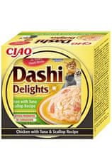 churu Cat CIAO Dashi csirke tonhallal és fésűkagylóval 70g