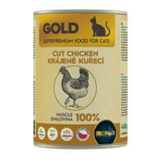 IRONpet Gold Cat Csirke szeletelt izomhús, konzerv 400 g