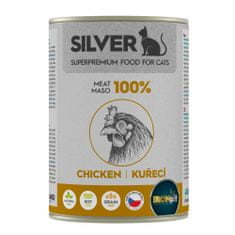 IRONpet Silver Cat Csirke 100% hús, konzerv 400 g