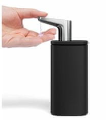 Simplehuman szappan- és fertőtlenítőszer-adagoló Pulse - 473 ml, matt fekete acél