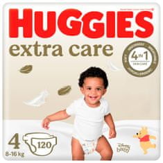 Huggies HUGGIES Extra Care Egyszer használatos pelenkák 4 (8-14 kg) 120 db