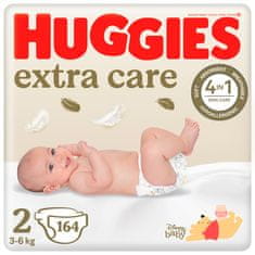 Huggies HUGGIES Extra Care Egyszer használatos pelenkák 2 (3-6 kg) 164 db