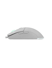 White Shark  BAGDEMAGUS-W, GM-5010W gamer egér,6D, fehér, 7200 dpi, RGB