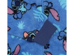 sarcia.eu Stitch Disney Kék gyapjú overál, kapucnival ellátott gyerekcipő 5-6 lat 110-116 cm