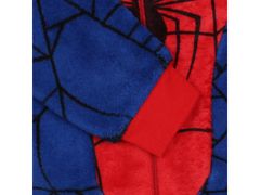 sarcia.eu Spider-man MARVEL Sötétkék-piros egyrészes polár pizsama, kapucnival ellátott gyerekcipő 3-4 év 98-104cm