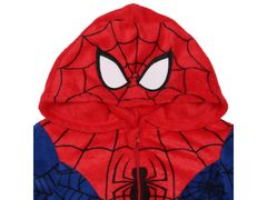 sarcia.eu Spider-man MARVEL Sötétkék-piros egyrészes polár pizsama, kapucnival ellátott gyerekcipő 3-4 év 98-104cm