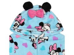 sarcia.eu Minnie Disney Kék, polár egyrészes pizsama, kapucnival ellátott gyerekcipő 7-8 év 122-128 cm