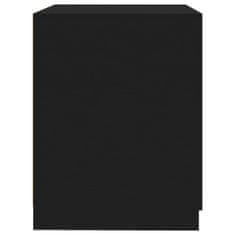 Vidaxl fekete tölgy színű mosógépszekrény 71 x 71,5 x 91,5 cm 808396