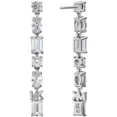 Michael Kors Luxus ezüst fülbevaló cirkónium kövekkel Premium MKC1662CZ040