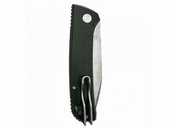 Böker Plus 01BO922SOI FRND Ezüst zsebes összecsukható kés 8,5 cm, Stonewash, fekete, Grivory,