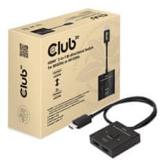 Club 3D HDMI-2×HDMI adapter fordítható 2in1, 8K60Hz, 4K120Hz (CSV-1384)