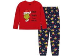 sarcia.eu The Grinch Gyermek karácsonyi pizsama, pizsama hosszú nadrággal 5-6 éves 116 cm